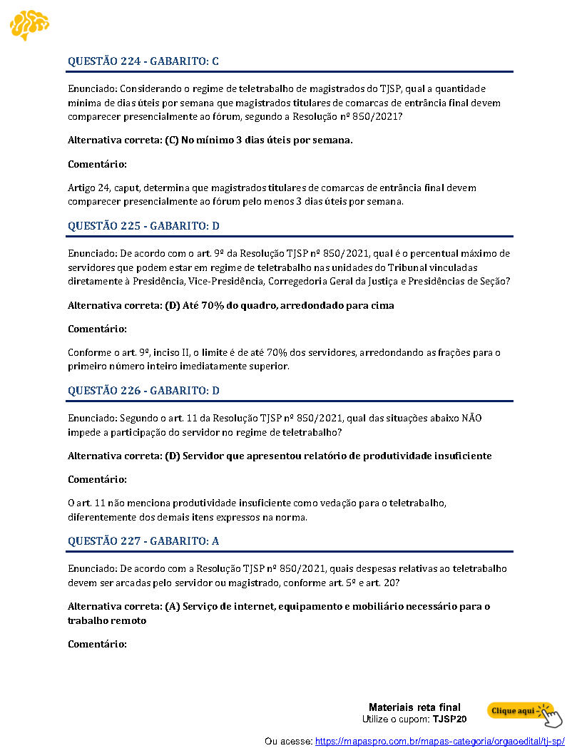 Questões Inéditas - Estatuto + Legislação Interna - Imagem 3