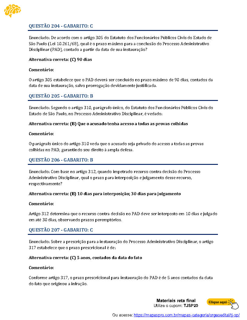 Questões Inéditas - Estatuto + Legislação Interna - Imagem 4