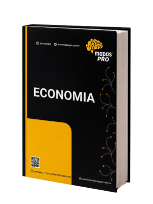 Capa do material de Economia para concursos com Macroeconomia e Microeconomia
