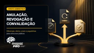 Anulação, revogação e convalidação de atos administrativos para concursos