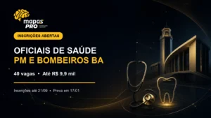 Concurso SAEB 03/2026 para oficiais de saúde da PM e Bombeiros da Bahia