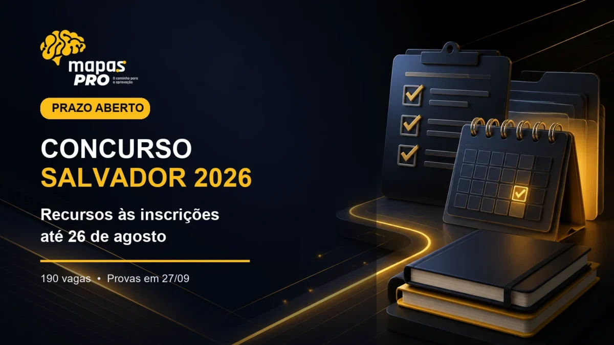 Concurso Salvador 2026: recursos às inscrições até 26 de agosto