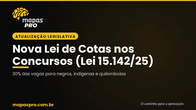 Nova Lei de Cotas nos concursos públicos (Lei 15.142/2025): 30% das vagas para negros, indígenas e quilombolas — Mapas Pro
