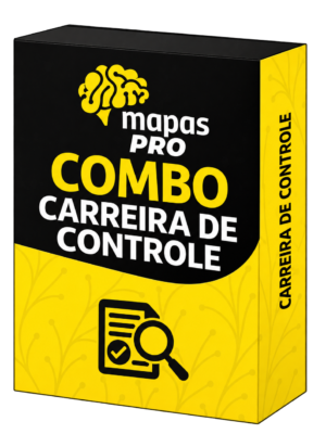 Capa do Combo Carreira de Controle com resumos esquematizados para concursos