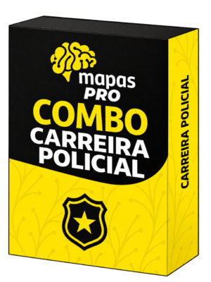 Capa do Combo Carreira Policial com resumos esquematizados em PDF